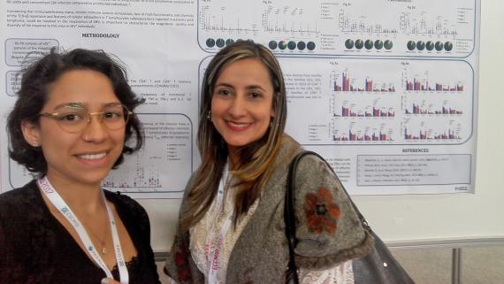 Ana together with Dr. Sandra Valderrama, infectiologist and Director of the Infectious Diseases unit at the San Ignacio University Hospital in Bogota, Colombia
