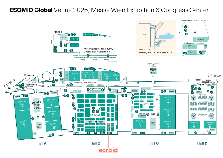 ESCMID Global 2025 floor plan